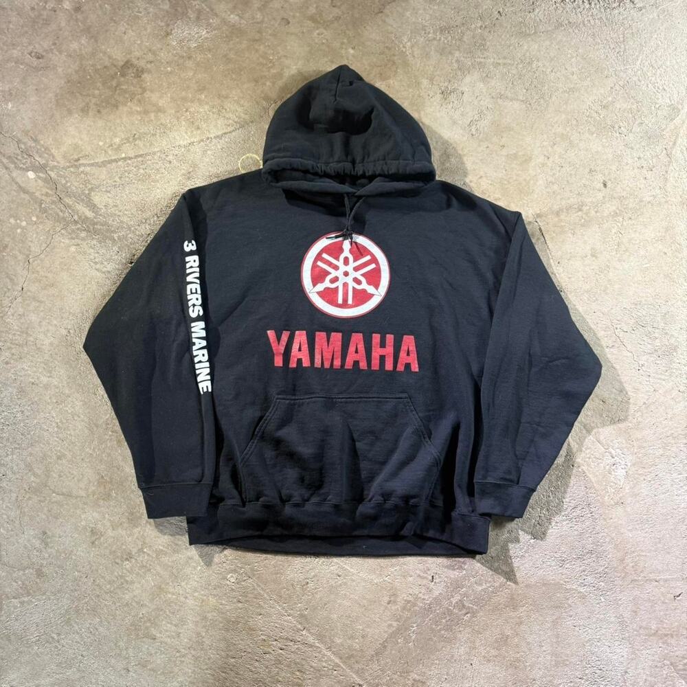 Black Yamaha Graphic Hoodie